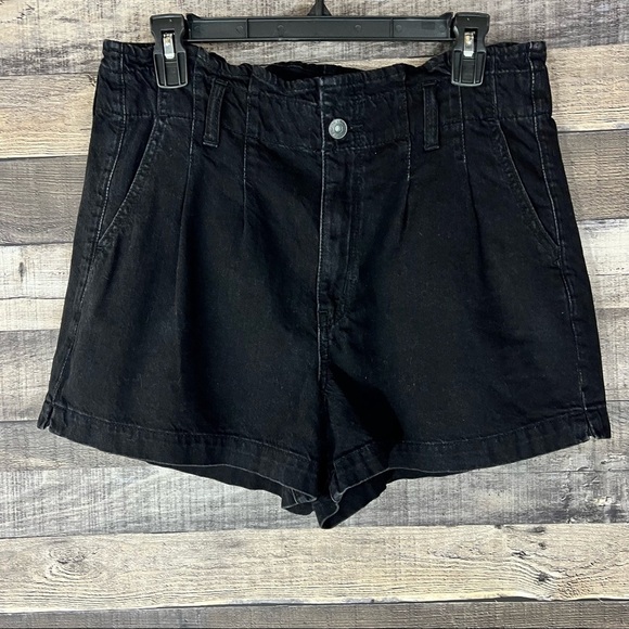 American Eagle Outfitters Pants - American Eagle Paper-Bag Waist Denim Mom Shorts